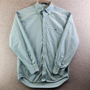 Vineyard Vines Tucker Shirt Mens S Blue Check Classic Fit Beach Preppy Yacht